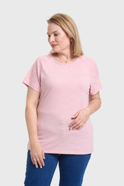 Polera Mujer Calada Palo Rosa