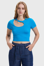 Polera Mujer Argolla Azul