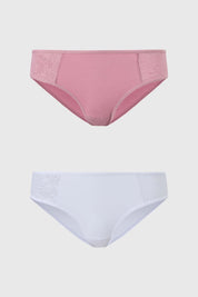 Calzón Mujer Bipack Pantaleta Rosa Viejo