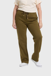 Pantalón Buzo Mujer Con Cordón Verde