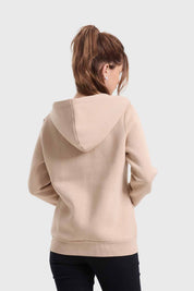 Polerón Mujer Hoodie Beige