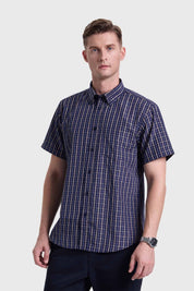 Camisa Hombre Casual Azul