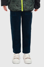 Pantalón Niño Jogger Cotelé Petróleo