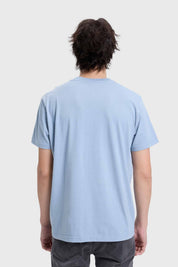 POLERA HOMBRE CON BOLSILLO AZUL PIEDRA CLARO
