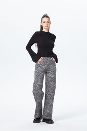 Polera Mujer Patchwork Negro