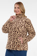 Chaqueta Mujer Animal Print Reversible Beige