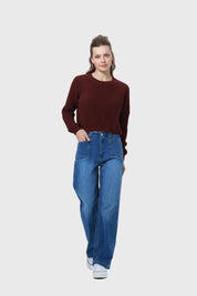 Sweater Mujer Chenille Chocolate