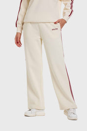 Pantalón Mujer Rayas Crudo