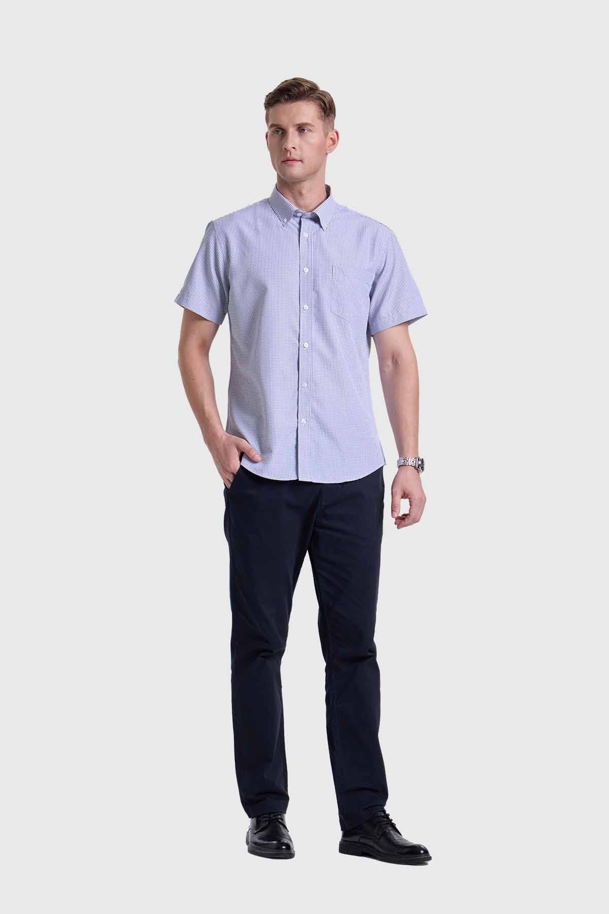 Camisa Hombre Casual Gris