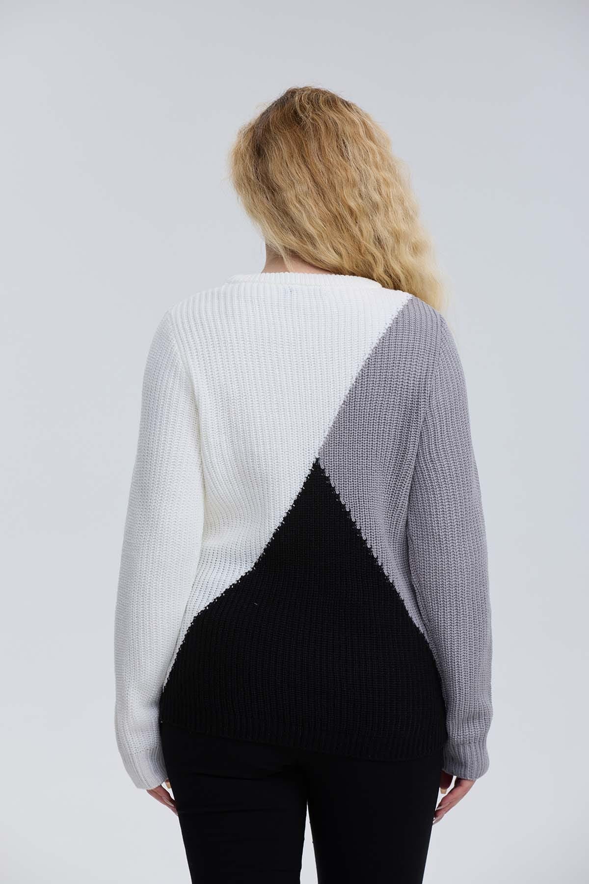 Sweater Mujer Tejido Negro