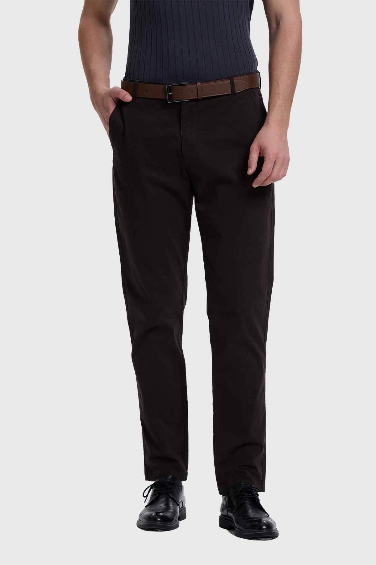 Pantalón Hombre Chino Cinturón Marengo