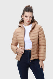 Parka Mujer Corta Plummy Camel