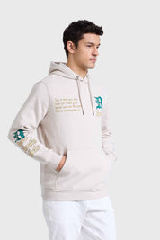 Polerón Hombre Print Beige