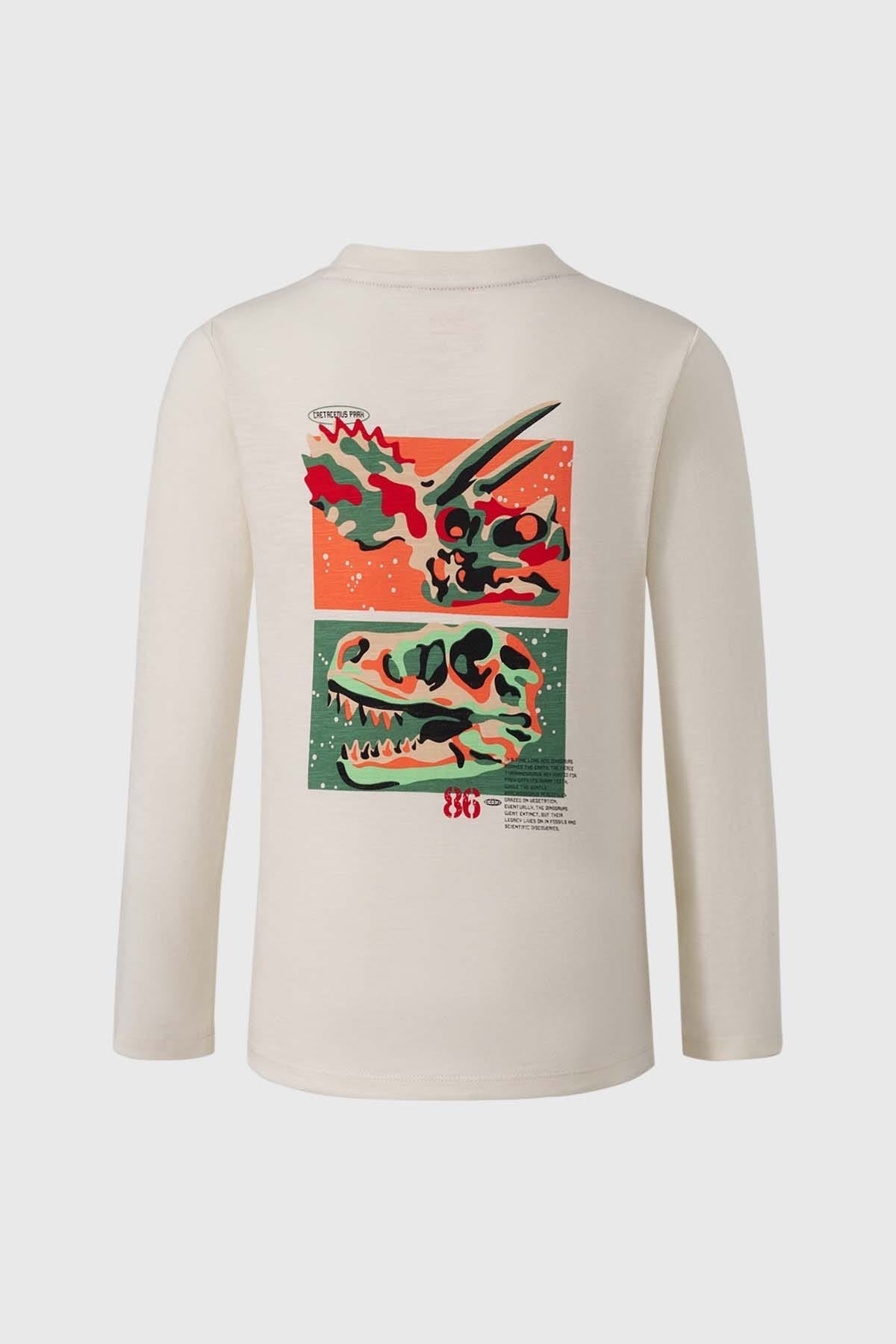 Polera Niño Print Crudo