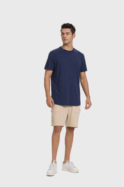 Polera Hombre Loose Fit Azul Índigo