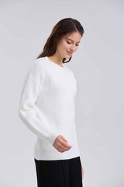 Sweater Mujer Mitad Crudo