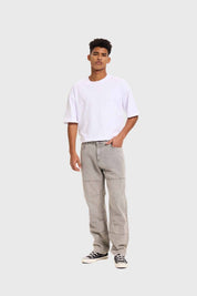 Jeans Hombre Baggy Retro Gris