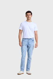 Jeans Hombre Slim Cinta Azul