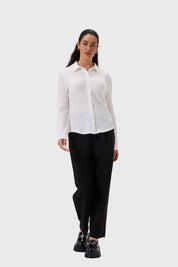 Blusa Mujer Abotonada Blanco