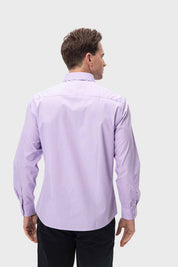 Camisa Hombre Mini Print Lila