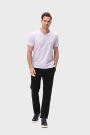 Polera Hombre Casual Básica Lavanda