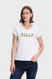 Polera Mujer Print Crudo