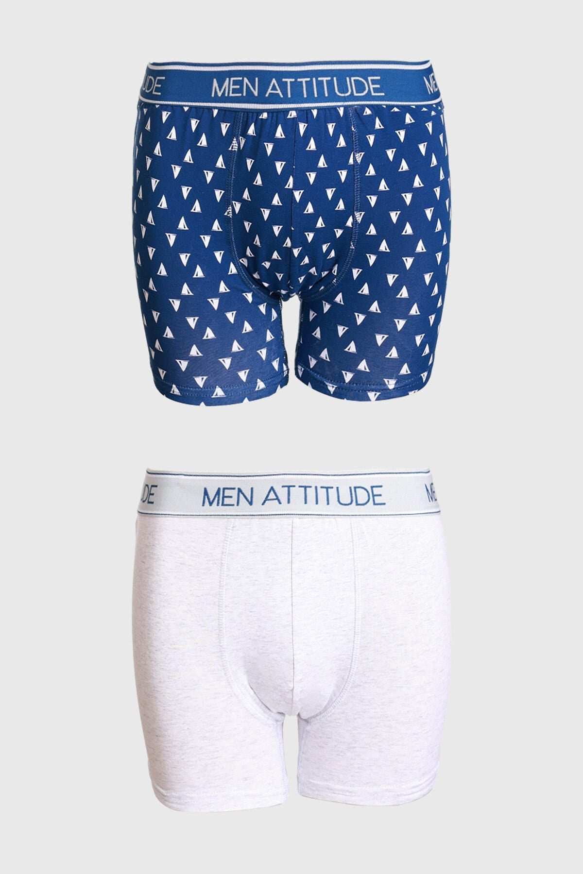 Boxer Hombre Bipack Gris