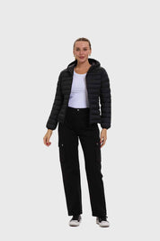 PARKA MUJER CORTA PLUMMY NEGRO