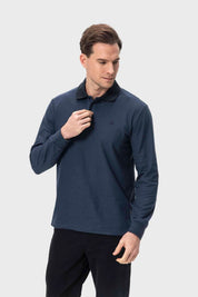Polera Hombre Franja Azul