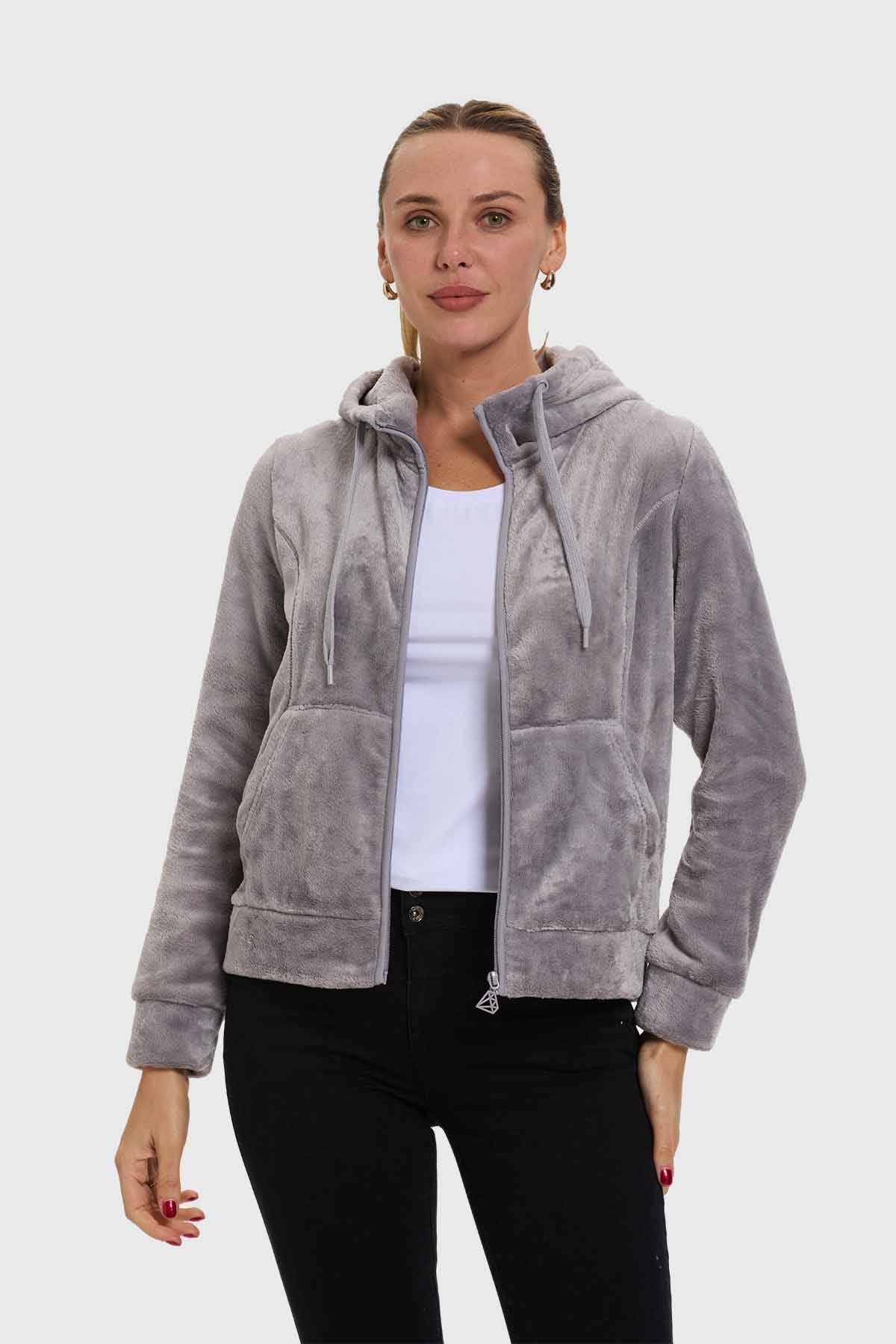 Polar Mujer Entallado Gris