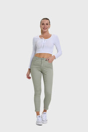 Jeans Mujer Skinny Verde