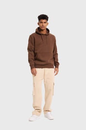 Polerón Hombre Hoodie Básico Chocolate
