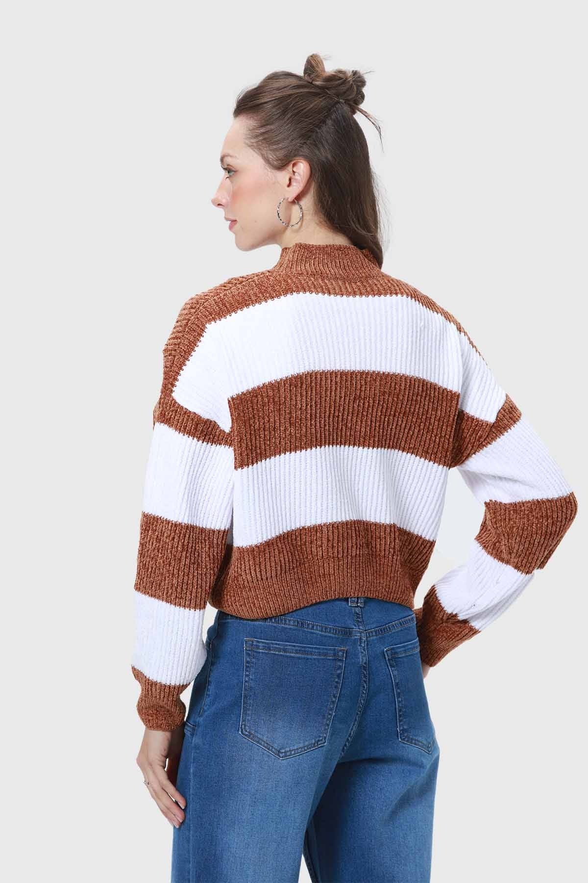 Sweater Mujer Chenille Café
