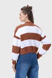 Sweater Mujer Chenille Café