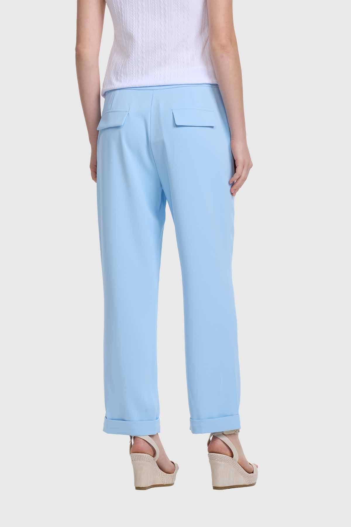 Pantalón Mujer Sastrero Celeste