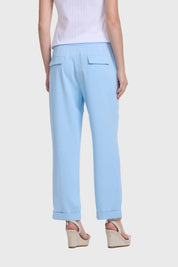 Pantalón Mujer Sastrero Celeste