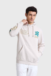 Polerón Hombre Print Beige