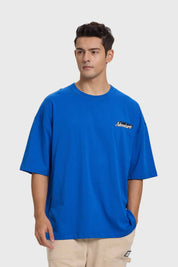 Polera Hombre Print Celeste