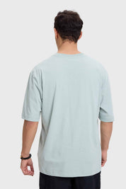 Polera Hombre Print Verde
