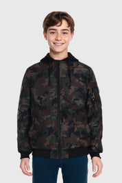 Chaqueta Niño Bomber Verde
