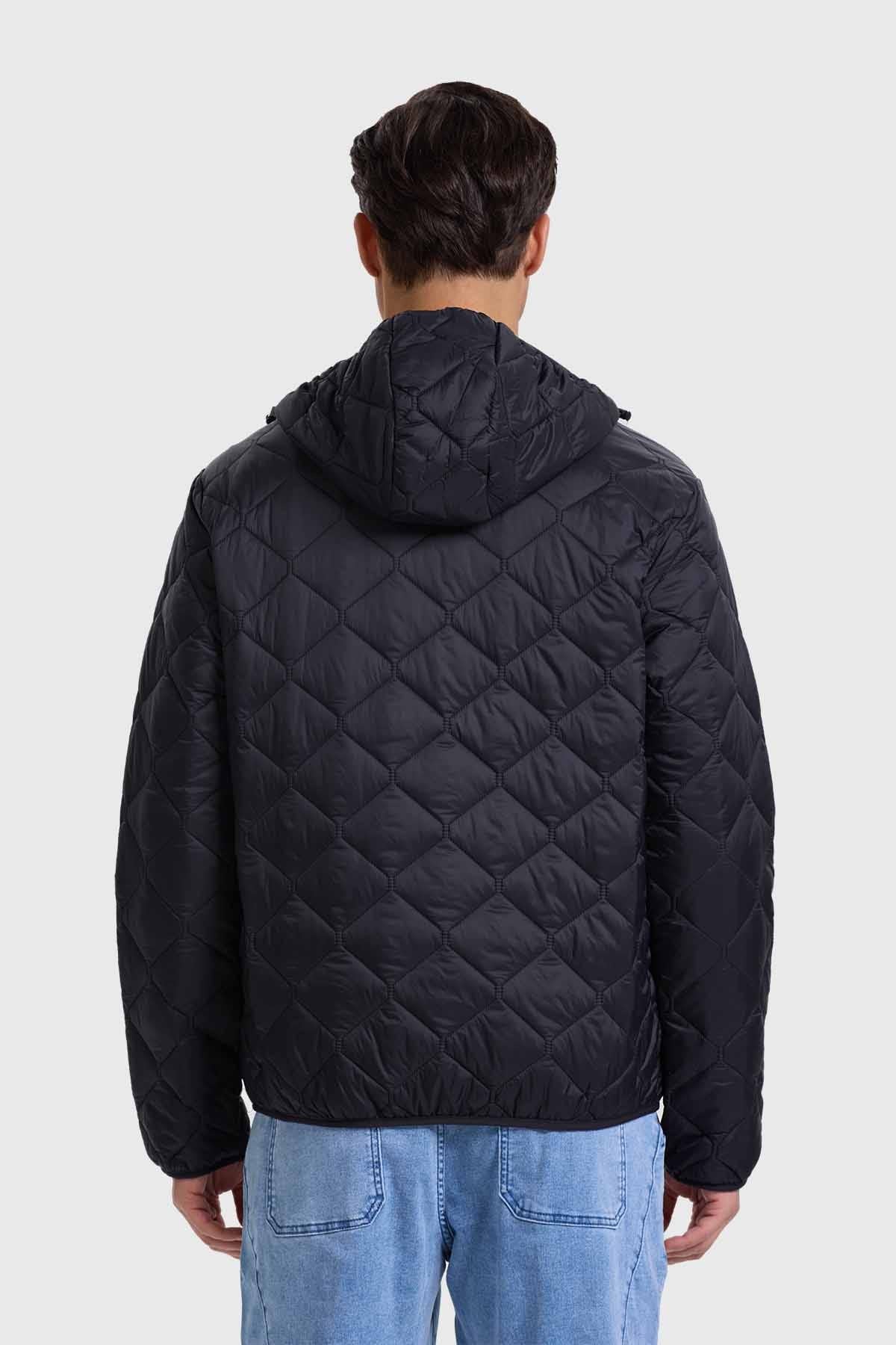 PARKA HOMBRE FULL ZIPPER CON BOLSILLO NEGRO I