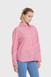 Blusa Mujer Puño Ancho Crudo