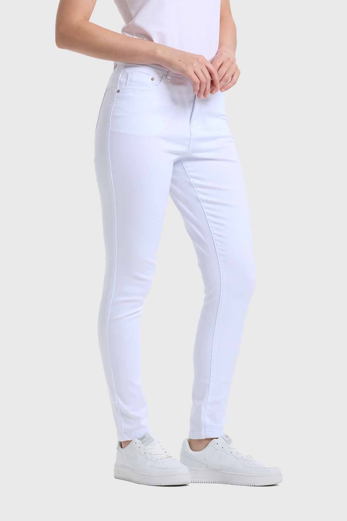 Jeans Mujer Emilia Blanco