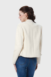 Chaqueta Mujer Gamuza Arena