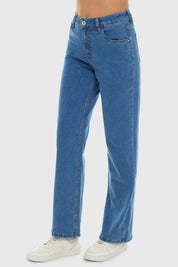 Jeans Mujer Recto Sofia Azul