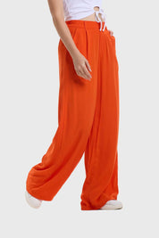 Pantalón Mujer Palazzo Naranjo