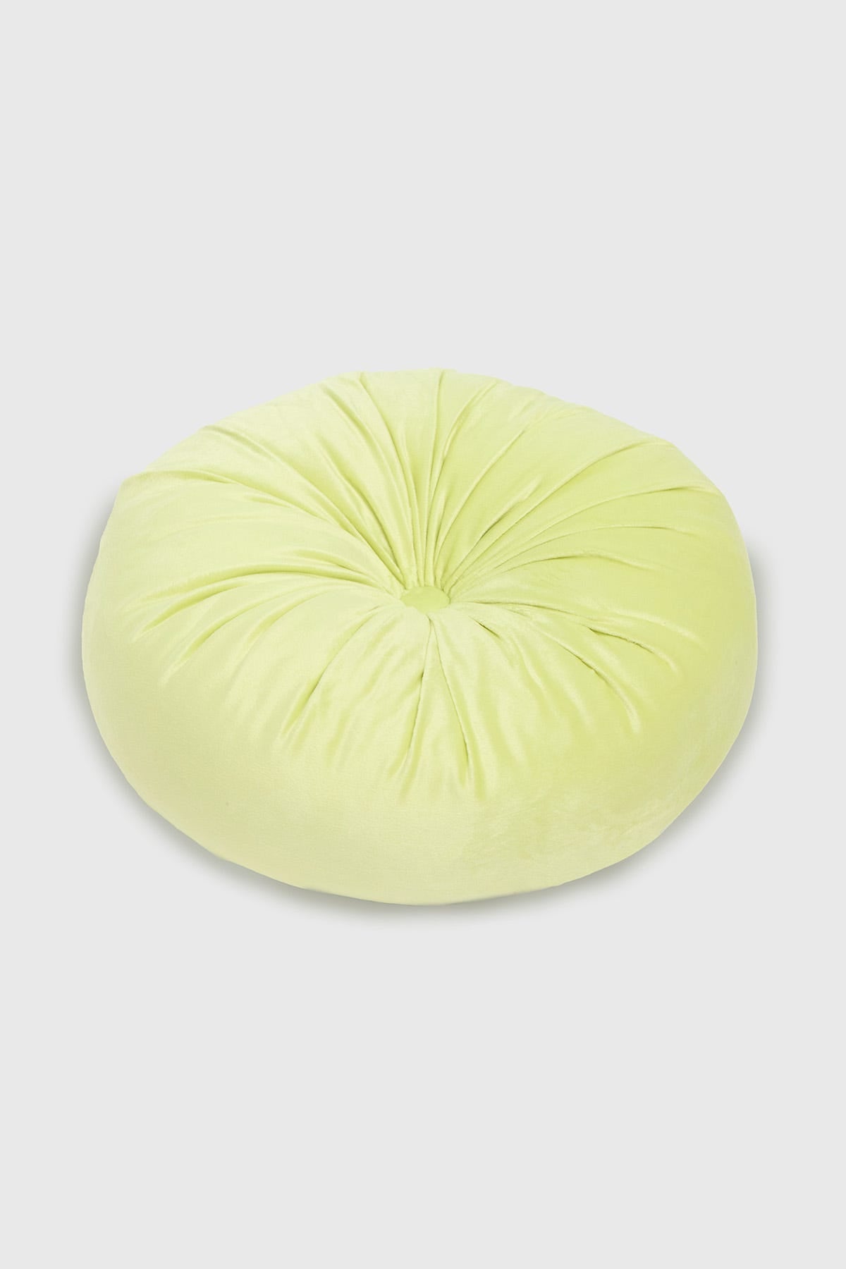 Cojín Unisex Velvet Redondo Verde