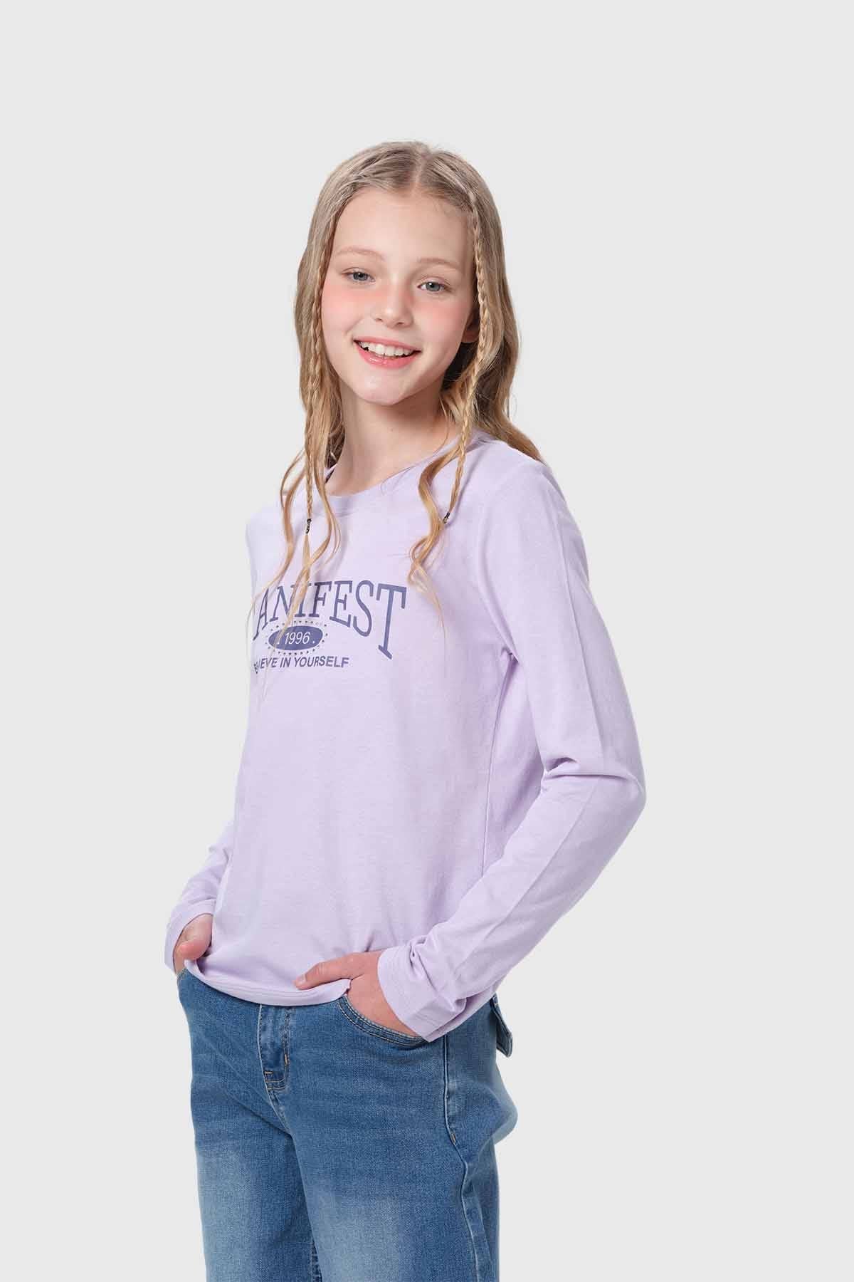 Polera Niña Lila