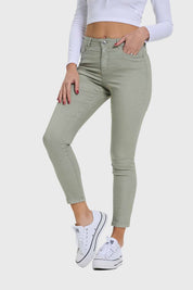 Jeans Mujer Skinny Verde