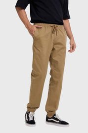 Pantalón Hombre Jogger Twill Camel